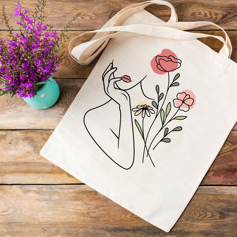 Floral Woman Svg Design\ Floral Body Svg\ Woman Line Drawing Svg\ Floral Shirt Svg\ Flower Woman Svg Png Dxf Eps Files Digital Download