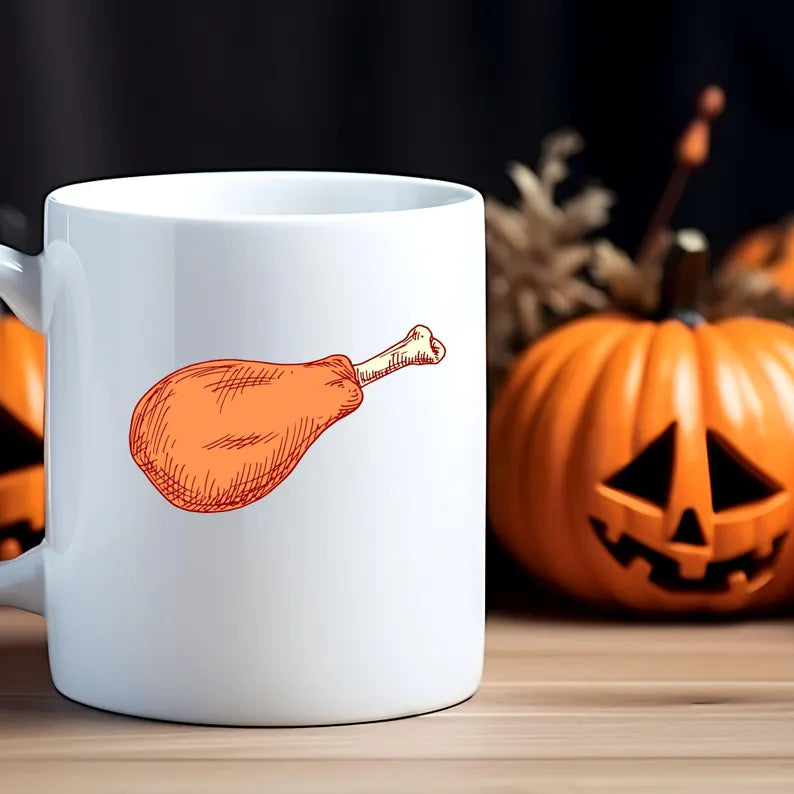 Chicken Leg Svg\ Chicken Svg\ Leg Svg\ Cut Svg Files\ Cutting files for cricut\ digital download\ drumnstick svg