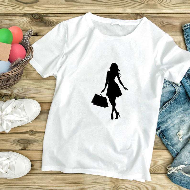Shopping Girl SVG\ Shopping Girl SVG Bundle\ shopping girl clipart\ Shopping Girl Cut File\ Shopping Girl Cricut\ Shopping Girl silhouette