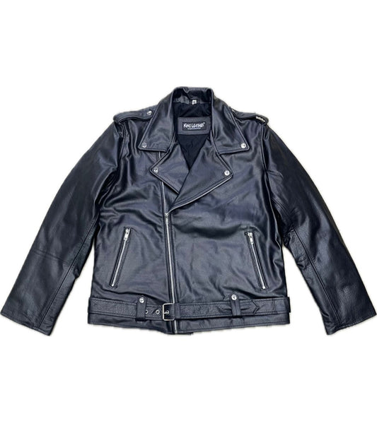 Biker Jacket with removable belt