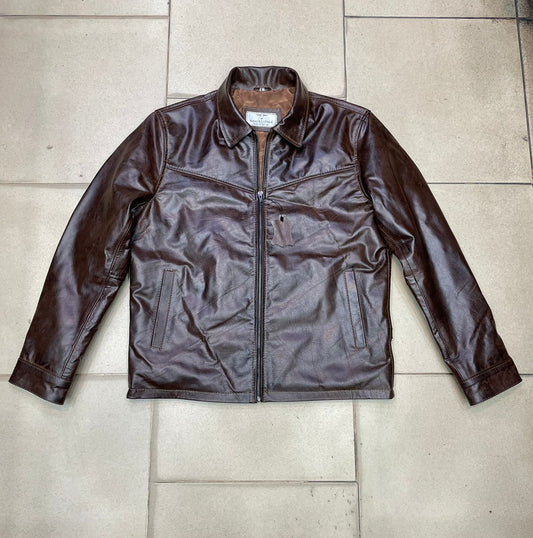 Buffalo Brown Wax Leather Jacket