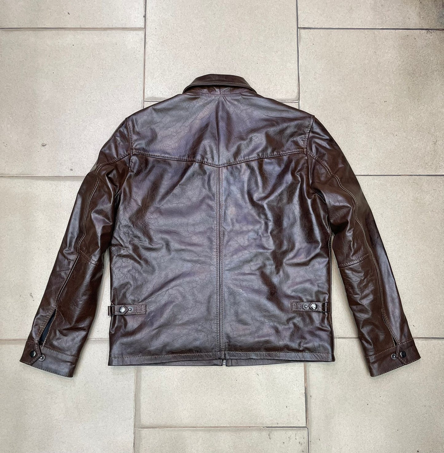 Buffalo Brown Wax Leather Jacket